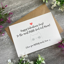 Load image into Gallery viewer, Happy Valentine's Day To The Most PURR-fect Cat Mum/Cat Dad Card-5-The Persnickety Co