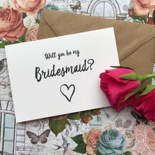 Load image into Gallery viewer, Will You Be My Bridesmaid Card-2-The Persnickety Co