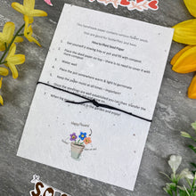 Load image into Gallery viewer, Mum If You Were A Flower Wish Bracelet On Plantable Seed Card-5-The Persnickety Co