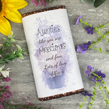 Load image into Gallery viewer, Personalised Auntie Chocolate bar-The Persnickety Co