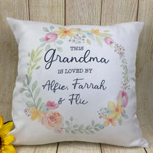 Load image into Gallery viewer, Personalised Grandma Cushion