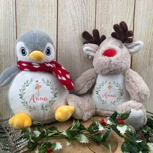 Christmas Teddies -Nutcracker Ballerina - Reindeer, Penguin, Lion etc-The Persnickety Co