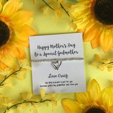 Load image into Gallery viewer, Happy Mothers Day To A Special Godmother - Personalised Bracelet-3-The Persnickety Co