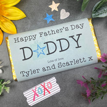 Load image into Gallery viewer, Happy Father's Day Daddy Personalised Chocolate Bar-The Persnickety Co