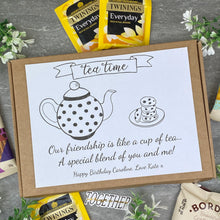 Load image into Gallery viewer, Friendship Tea and Biscuit Box-The Persnickety Co
