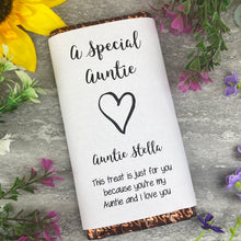 Load image into Gallery viewer, A Special Auntie Chocolate Bar