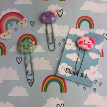 Load image into Gallery viewer, Happy Cloud Resin Paper Clip-6-The Persnickety Co