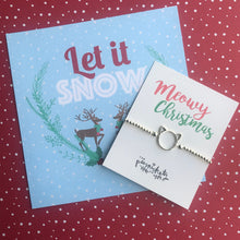 Load image into Gallery viewer, Meowy Christmas Beaded Bracelet-6-The Persnickety Co