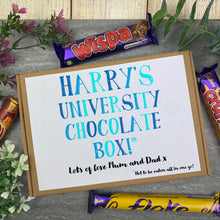 Load image into Gallery viewer, Personalised University Chocolate Box - Blue
