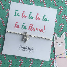 Load image into Gallery viewer, Fa la la la la la la llama Bracelet-5-The Persnickety Co