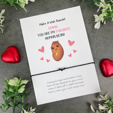Load image into Gallery viewer, Personalised Valentine Bracelet - My Favourite Human Bean