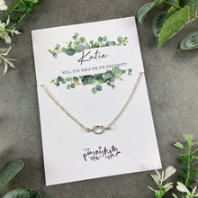 Load image into Gallery viewer, Bridesmaid Proposal Gift - Knot Necklace