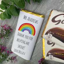 Load image into Gallery viewer, Teacher Chocolate Bar- Helping Me Shine