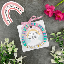 Load image into Gallery viewer, Pastel Rainbow Personalised Name Bracelet