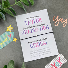 Load image into Gallery viewer, Exam Congratulations - Graduation Star Wish Bracelet