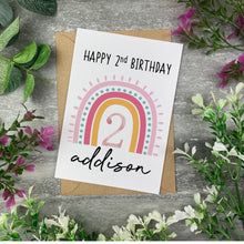 Load image into Gallery viewer, Rainbow Birthday Card