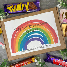 Load image into Gallery viewer, Rainbow Happy Birthday Personalised Chocolate Box-9-The Persnickety Co