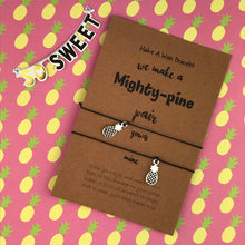 Load image into Gallery viewer, We Make A Mighty Pine Pair Wish Bracelets-6-The Persnickety Co
