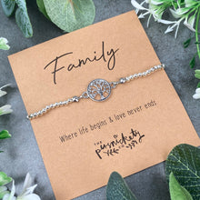 Load image into Gallery viewer, Tree Of Life Beaded Bracelet - Family