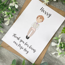 Load image into Gallery viewer, Thank You For Being Our Pageboy Card-6-The Persnickety Co