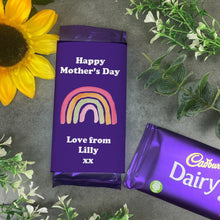 Load image into Gallery viewer, Rainbow Mother's Day Personalised Dairy Milk Bar-The Persnickety Co