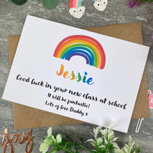 Load image into Gallery viewer, Good Luck In Your New Class Rainbow Card-8-The Persnickety Co