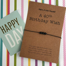 Load image into Gallery viewer, A 40th Birthday Wish - Onyx-9-The Persnickety Co
