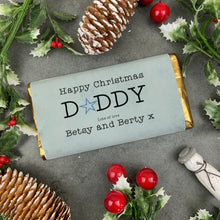 Load image into Gallery viewer, Merry Christmas Daddy Chocolate Bar