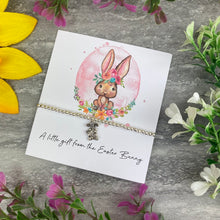 Load image into Gallery viewer, A little Gift From The Easter Bunny Floral Beaded Bracelet
