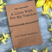 Load image into Gallery viewer, A Little Wish For A Teacher-6-The Persnickety Co