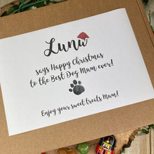Load image into Gallery viewer, Personalised Christmas Dog Mum/Dad - Sweet Box