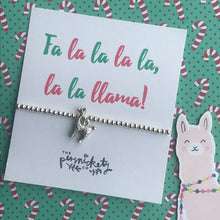 Load image into Gallery viewer, Fa la la la la la la llama Bracelet-4-The Persnickety Co