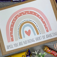 Load image into Gallery viewer, You Are Nothing Short Of Amazing Personalised Chocolate Box-4-The Persnickety Co