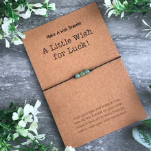 Load image into Gallery viewer, A Little Wish For Luck - Green Aventurine-5-The Persnickety Co