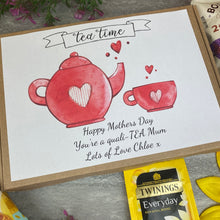 Load image into Gallery viewer, Mothers Day Quali-TEA Tea and Biscuit Box