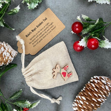 Load image into Gallery viewer, Nordic Heart Reindeer Food Bag, Reindeer, Christmas, Christmas Eve Gift, Rudolph Food