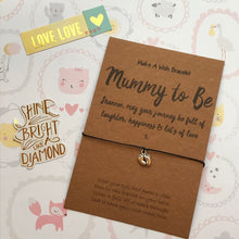 Load image into Gallery viewer, Mummy To Be Make a Wish Bracelet - Personalised-The Persnickety Co