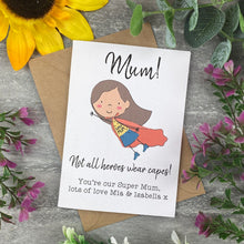Load image into Gallery viewer, Mother's Day Super Heroes Mum Card