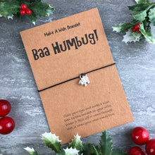 Load image into Gallery viewer, Baa Humbug Wish Bracelet-8-The Persnickety Co