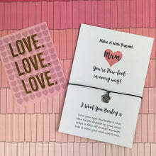 Load image into Gallery viewer, Personalised Mum Your Paw-fect In Every Way Wish Bracelet-The Persnickety Co