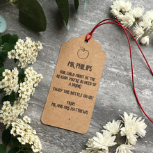 Load image into Gallery viewer, Enjoy This Bottle On Us! Teacher Wine Tag-7-The Persnickety Co