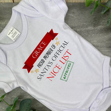 Load image into Gallery viewer, Nice List Christmas Bib and Vest