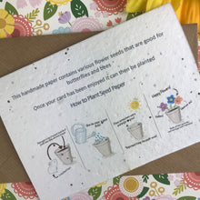 Load image into Gallery viewer, Plantable Wildflower Seed Card - Grandma If You Were A Flower I'd Pick You-6-The Persnickety Co