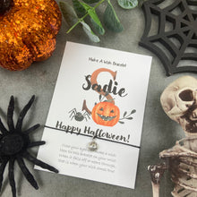 Load image into Gallery viewer, Happy Halloween Wish Bracelet