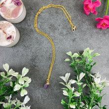Load image into Gallery viewer, Dainty Crystal Necklace - Amethyst