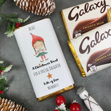 Load image into Gallery viewer, Daughter Christmas Gift - Personalised Chocolate Bar-The Persnickety Co