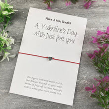 Load image into Gallery viewer, A Valentine's Wish Just For You - Wish Bracelet-3-The Persnickety Co