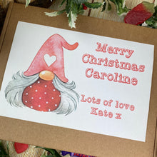 Load image into Gallery viewer, Personalised Christmas Gnome Sweet Box