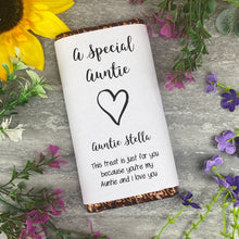 Load image into Gallery viewer, A Special Auntie Chocolate Bar