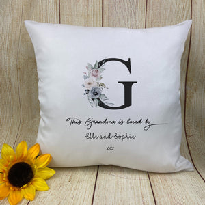 This Grandma Is Loved By - Personalised Cushion